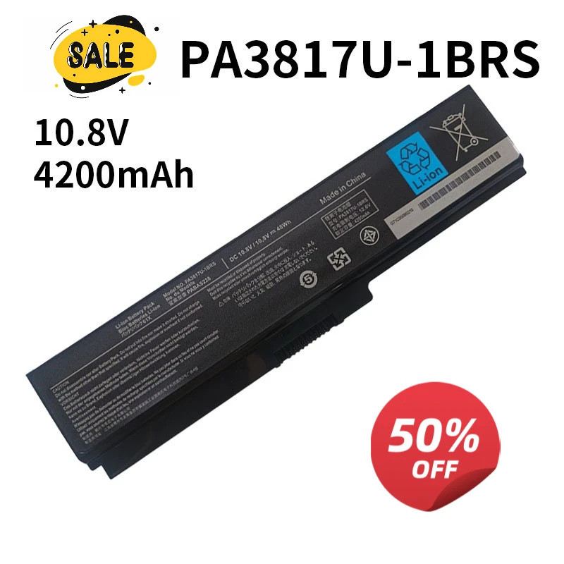 ใช้ได้กับแบตเตอรี่แล็ปท็อป Toshiba PA3817U L730 L700 L600 L630D L750 C600