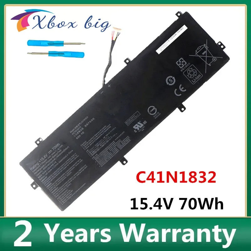 ใหม่ C41N1832 แบตเตอรี่แล็ปท็อปสําหรับ ASUS Pro PX574FB PX574F P3540FA P3540FB Series 15.4V 70WH