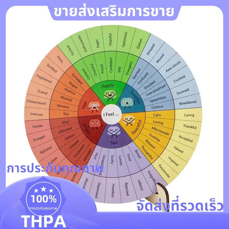 Feelings Wheel Therapy Decor สุขภาพจิตตกแต่ง Emotion Wheel สําหรับโรงเรียน, Therapy สําหรับโรงเรียน 