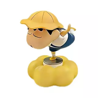 อินเทรนด์สามารถหมุนได้ Crayon Shin chan Spinning รูปตกแต่งเครื่องประดับขนาดเล็กสําหรับ Office Desktop Car Center คอนโซล Ideal ของขวัญวันเกิดสําหรับแฟนอะนิเมะ