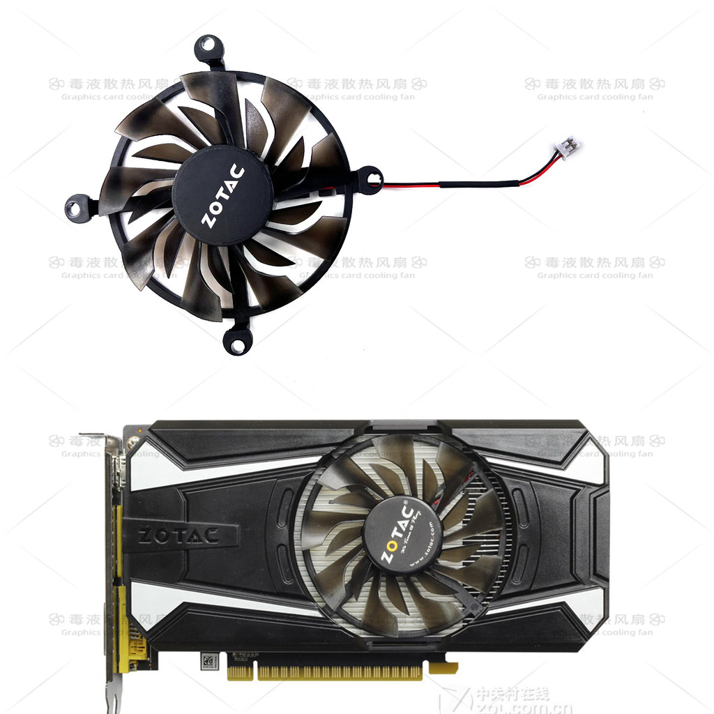 ใหม่ล่าสุด ZOTAC/ZOTAC GTX750 750ti Thunderbolt Plus Thunderbolt TSI PA รุ่นพัดลมระบายความร้อนการ์ดก
