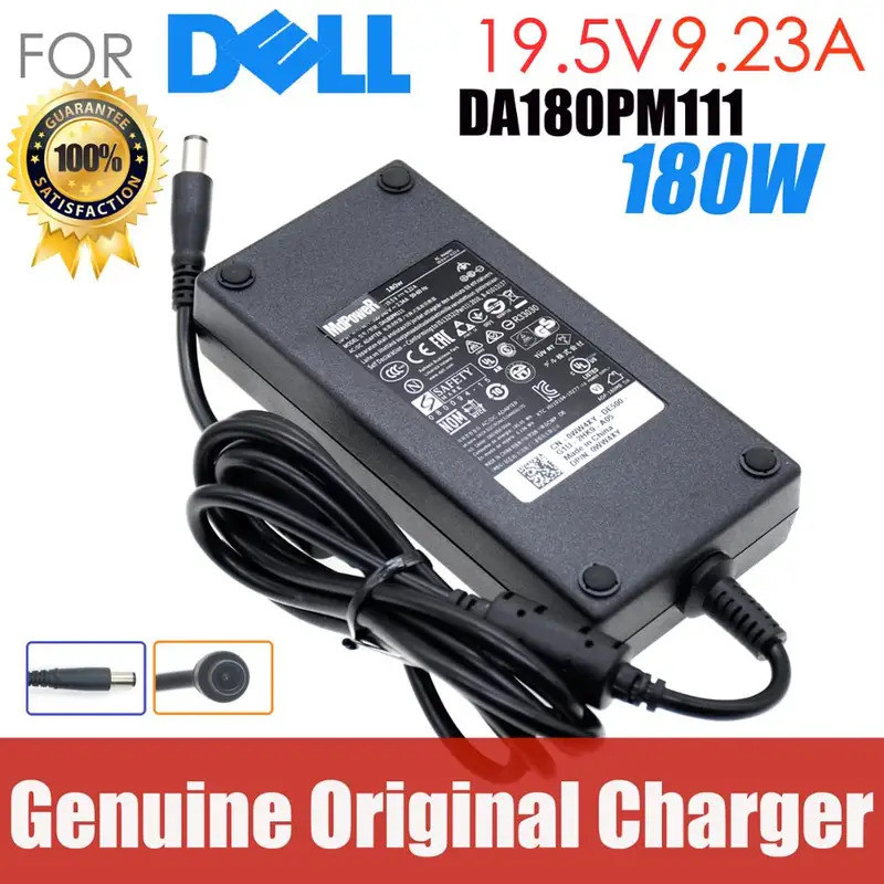 Original 180W 19.5V 9.23A 7.4*5.0 มม.แล็ปท็อปอะแดปเตอร์ AC สําหรับ Dell Precision M4600 M4700 M4800 