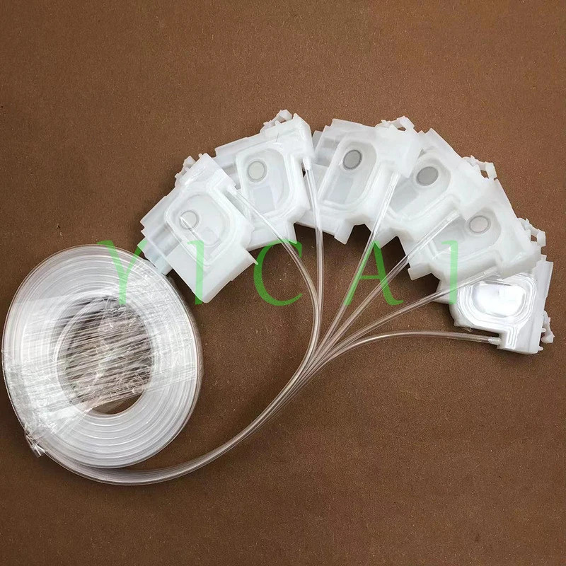 1 ชุด 2 เมตร L800 Printhead เครื่องพิมพ์หมึก Damper Dumper หมึกท่อสําหรับ Epson L801 L805 L810 L850 
