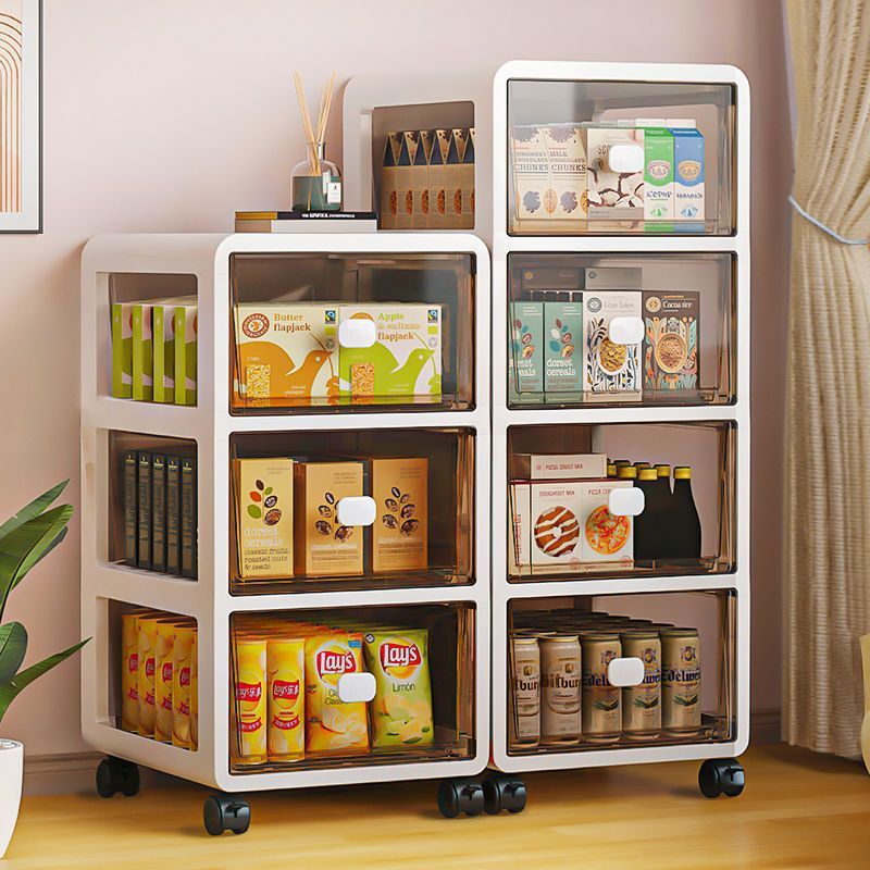 ลิ้นชักตู้เก็บ Multi-Layer ห้องนั่งเล่นในครัวเรือน hh ของเล่นขนมขบเคี้ยว Sundries กล่องเก็บ Locker