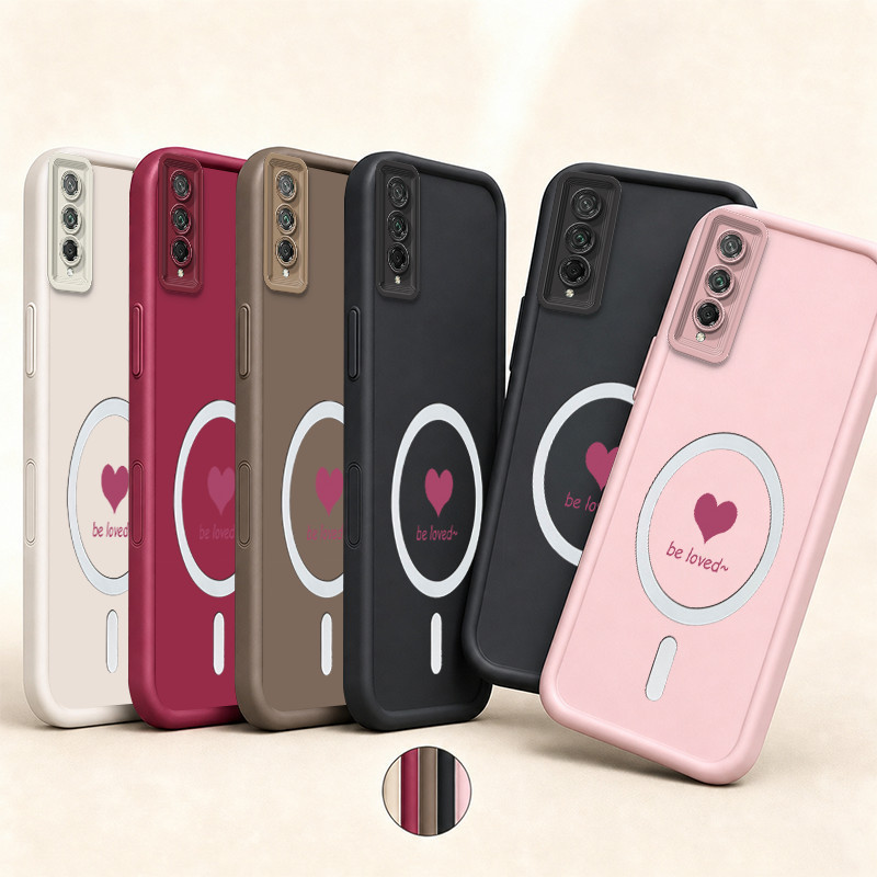 เคสสําหรับ huawei nova 5t nova5 t เคสโทรศัพท์ความวิตกกังวล Softcase ซิลิโคนกันกระแทกการออกแบบใหม่ความงามแม่เหล็กน่ารักสีชมพูสําหรับสาว JTBSAX3