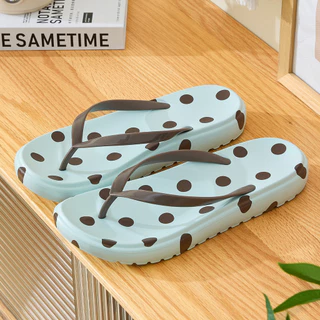 เสือดาวพิมพ์สุภาพสตรี Flip-Flops รองเท้าแตะรองเท้าแตะในร่ม