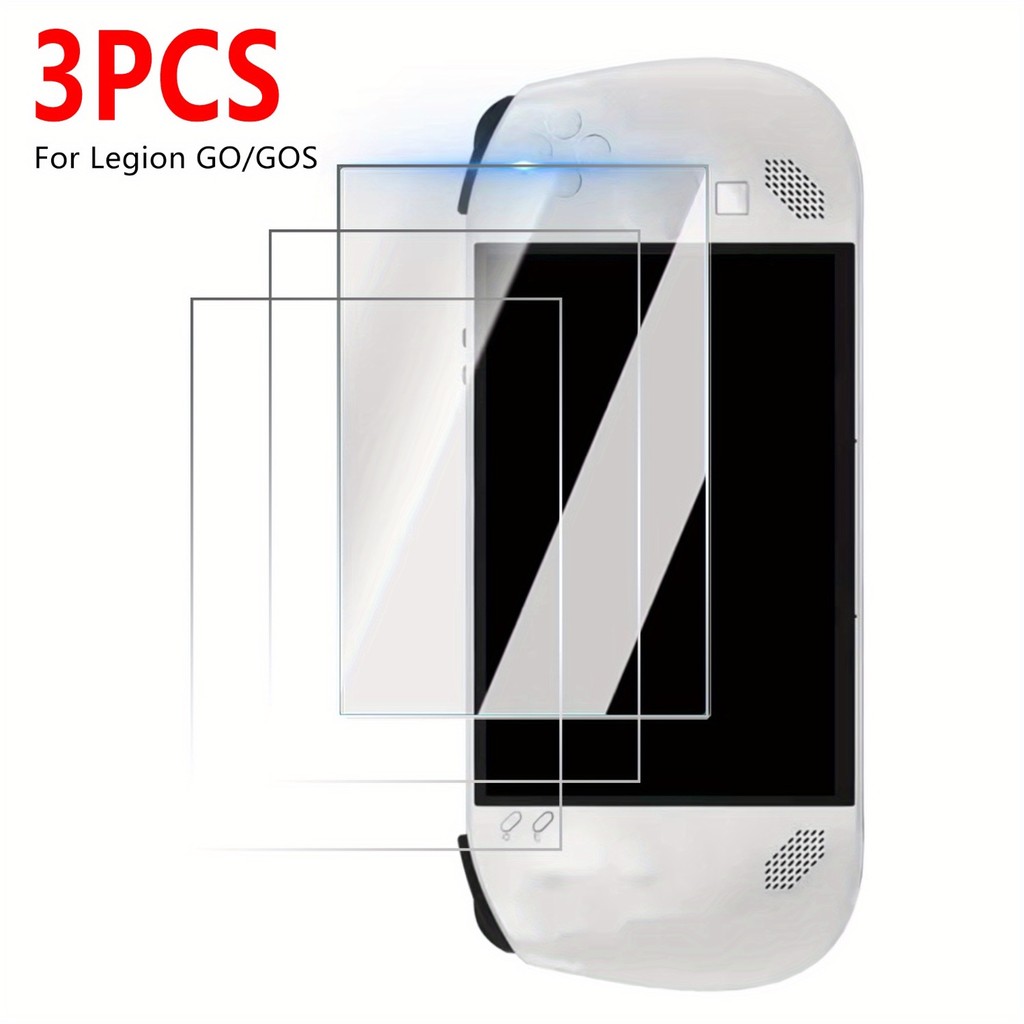 3pcs Temperd สําหรับ Lenovo Legion GO คอนโซลป้องกันหน้าจอ Anti-Scratch ฟิล์มอุปกรณ์เสริมสําหรับ Leno