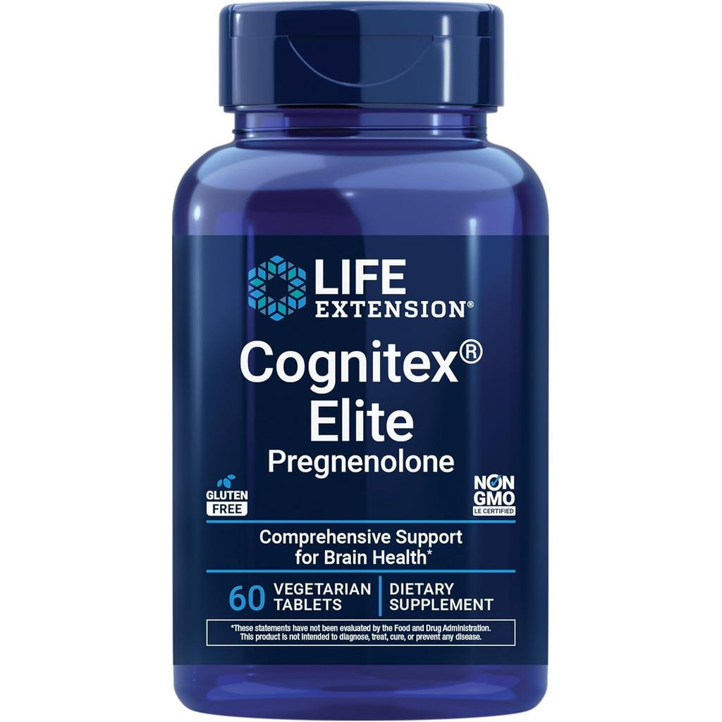 Life Extension Cognitex® ผู้ลากมากดี ก่อนกําหนด, ปราชญ์, บลูเบอร์รี่, ฟอสฟาติดิลซีรีน, สูตรขั้นสูง, 