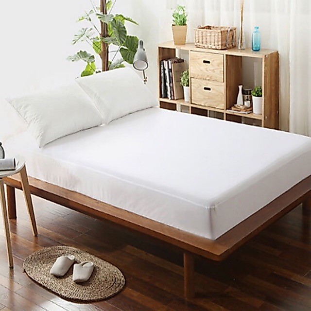 ผ้าปูที่นอน 1 ผืน ทอ 300 เส้นด้าย ผ้าคอตต้อน 100% เกรดโรงแรม ✨ Bed Sheet x1 Plain 300 Thread Count Cotton 100%