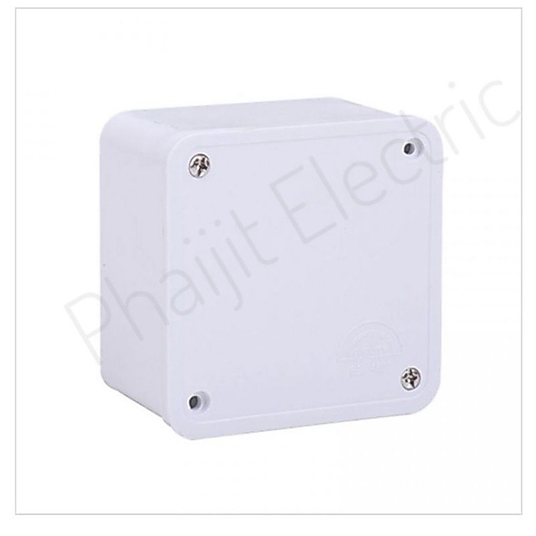 Haco ER442กล่องพักสาย 4″x4″x2″ (102x102x51มม กล่องพักสาย ชนิดกันฝุ่นและกันละอองน้ำ–Junction Boxes IP44