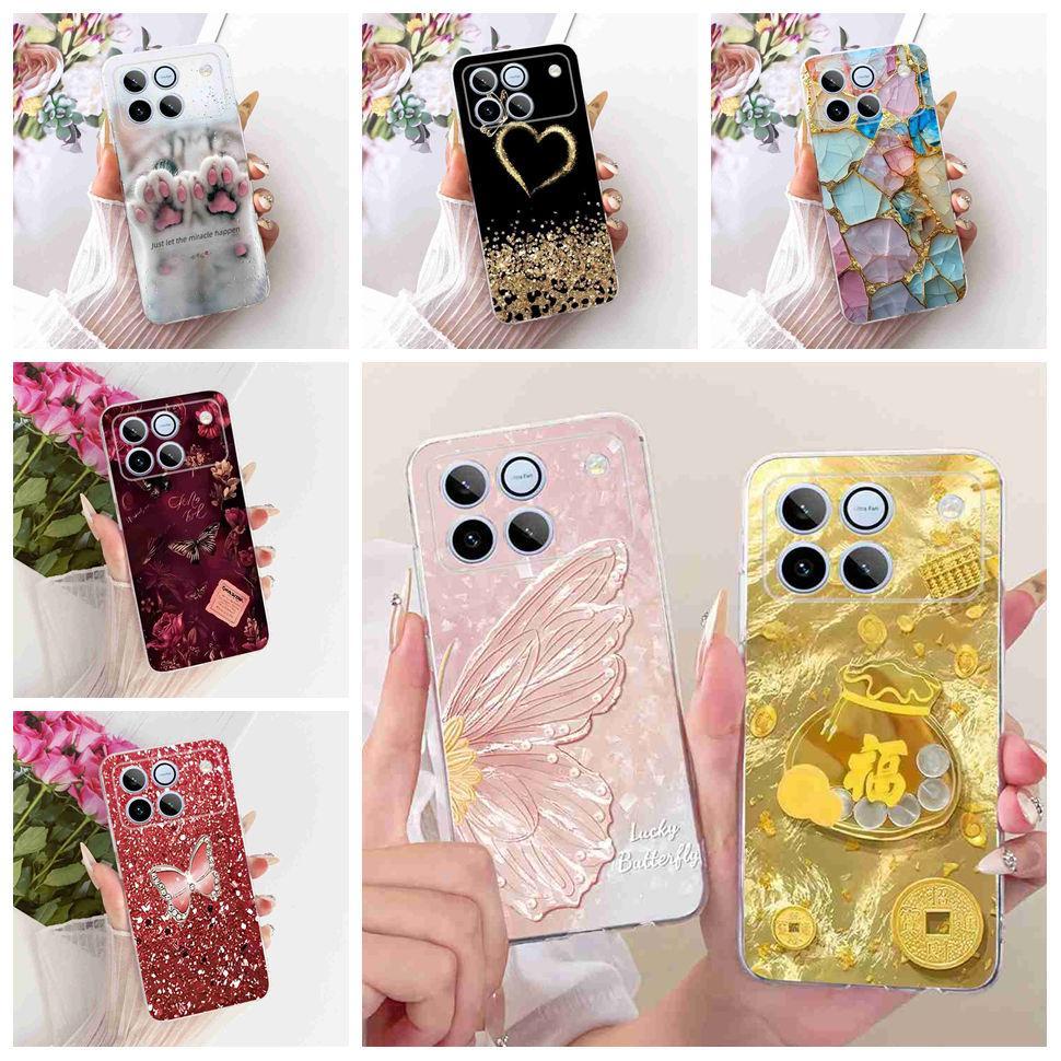 สําหรับ Honor Win 5G AAP-AN00 กรณีแฟชั่นผีเสื้อภาพวาด Soft TPU Clear สําหรับ Huawei Honor WIN 5G 6.8