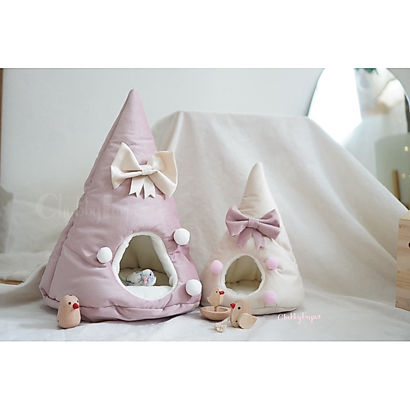 บ้านนก สำหรับนกแก้ว นกขนาดเล็กถึงกลาง นกแก้วฟอพัส ชูก้าไรเดอร์ แฮมเตอร์ ถอดซักได้ มี3สี 2 ขนาด