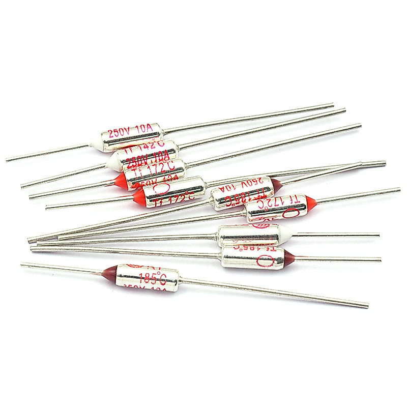 (2 ชิ้น)Tf ป้องกันความร้อน RY-142° 165°  172°  185°  192°  องศา 10A 250V หม้อหุงข้าวหม้อประกันฟิวส์ความร้อน