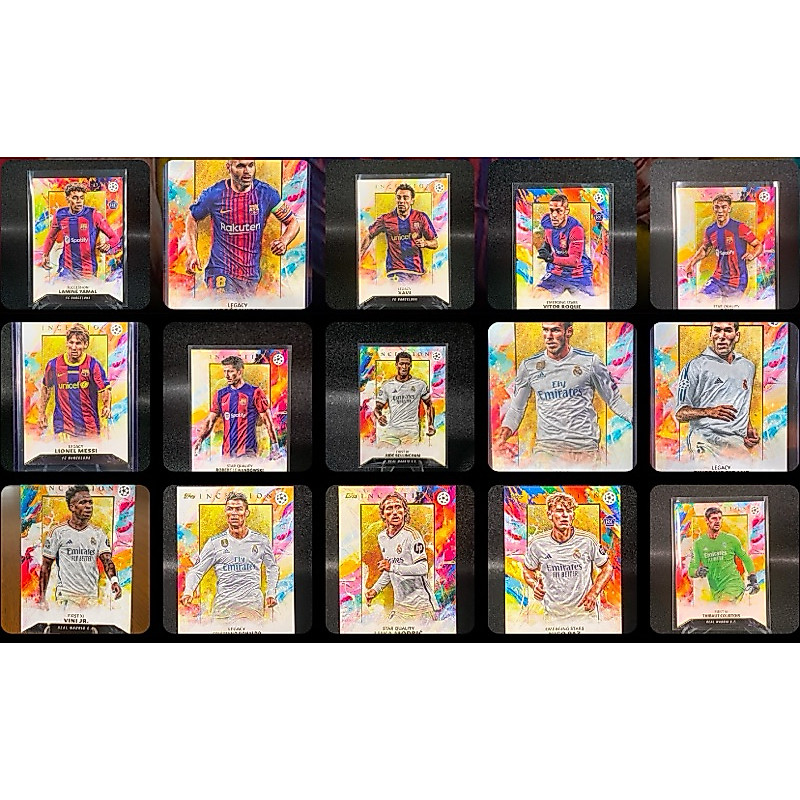 🔥💸ปรับลดราคา💸🔥 การ์ดฟุตบอล Topps Inception ลีคสเปน Laliga การ์ดลิขสิทธิ์แท้ หนา 75pt