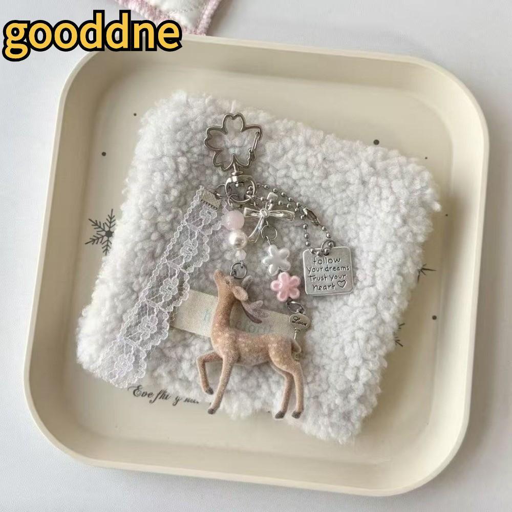 สิ่งที่ดี โทรศัพท์เสน่ห์,แบบพกพา11.5เซนติเมตรความยาวพวงกุญแจกวาง,อเนกประสงค์แฮนด์เมดสไตล์เกาหลีกระเป๋าจี้