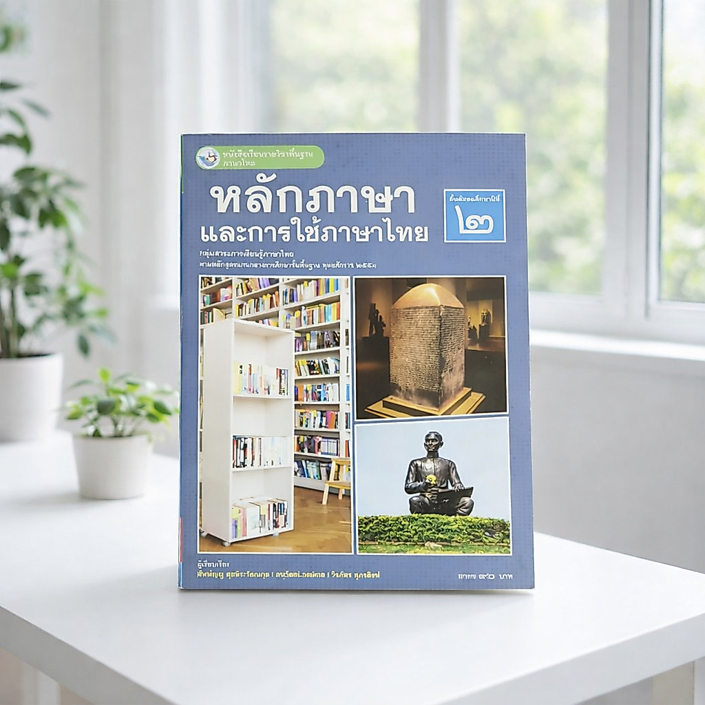 หนังสือ​เรียน​ หลักภาษา​และการใช้ภาษา​ไทย​ ม.2​ พว