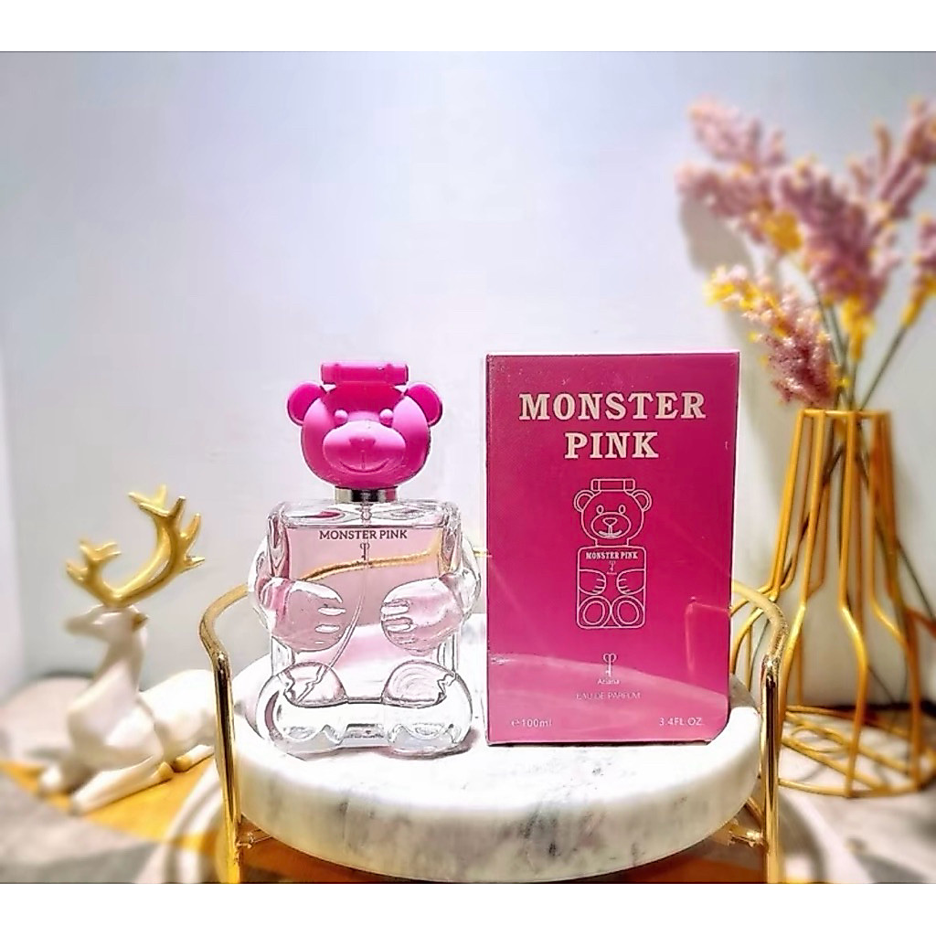 น้ำหอมMONSTER Pink (หมีชมพู)100ml ⚡️ส่งไว🚚ส่งของทุกวัน