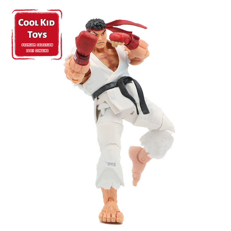 NECA Street Fighter Ryu Chun Li Ken 7 นิ้ว ขยับได้ PVC แอคชั่น ฟิกเกอร์ กล่องสี ของสะสม