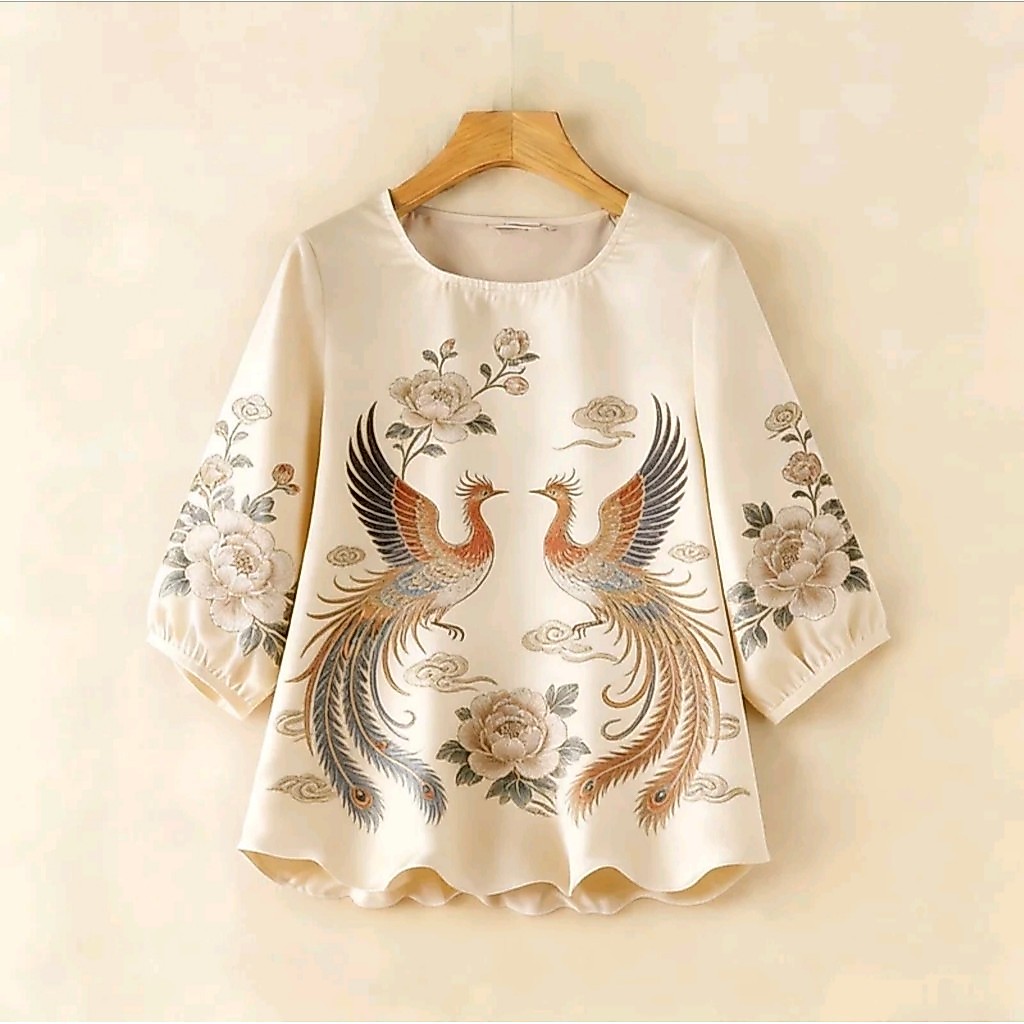2026 แฟชั่นใหม่ เสื้อผู้หญิง สง่างามและสวยงาม แขนสามส่วน เหมาะสำหรับทำงานและสวมใส่ในชีวิตประจำวัน