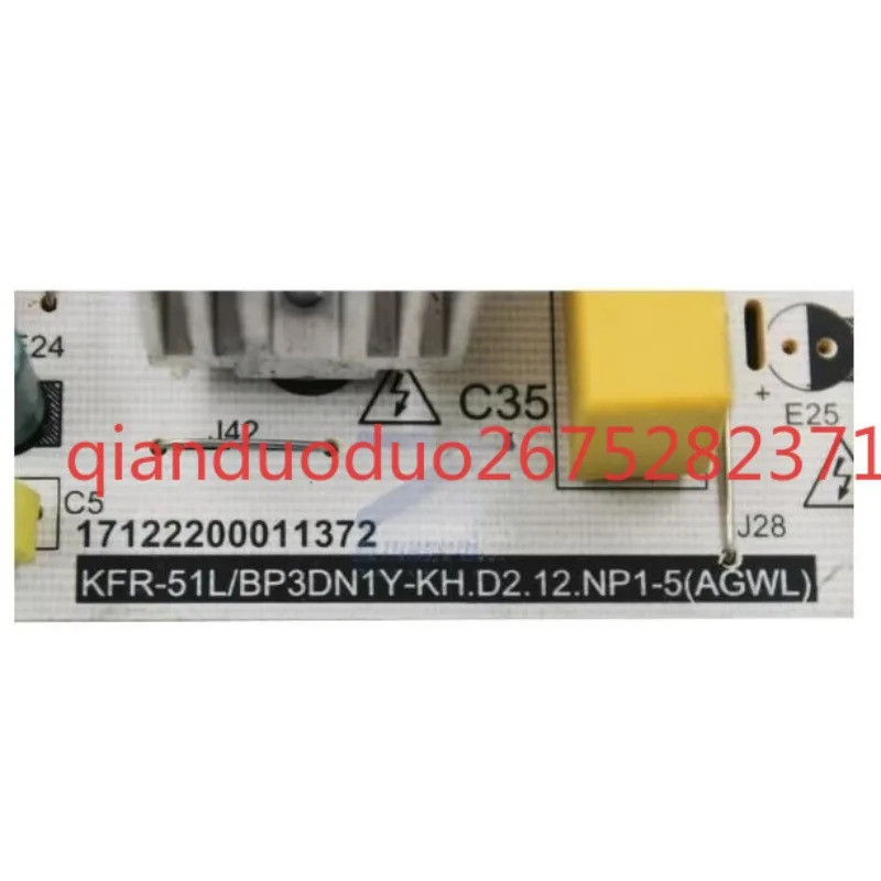 มือสอง 17122200011372 สําหรับบอร์ดวงจรเครื่องปรับอากาศ Midea บอร์ดหลัก KFR-51L/BP3DN1Y-KH [V1.8]