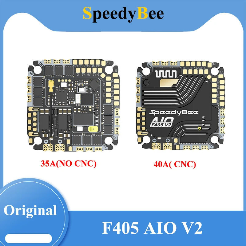 SpeedyBee F405 AIO V2 35-40A Blue-jay 25.5x25.5 3-6S ควบคุมการบินและ ESC แบบบูรณาการรุ่นเครื่องบิน C