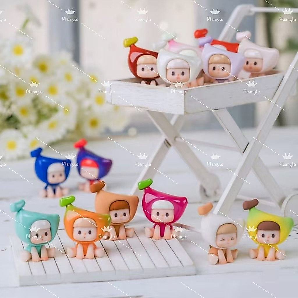 [Buer Little Princess Series] (ของแท้) Mini Figures Rale Deal อินเทรนด์เล่นของขวัญของเล่น Sulit อะนิเมะตกแต่งโต๊ะ