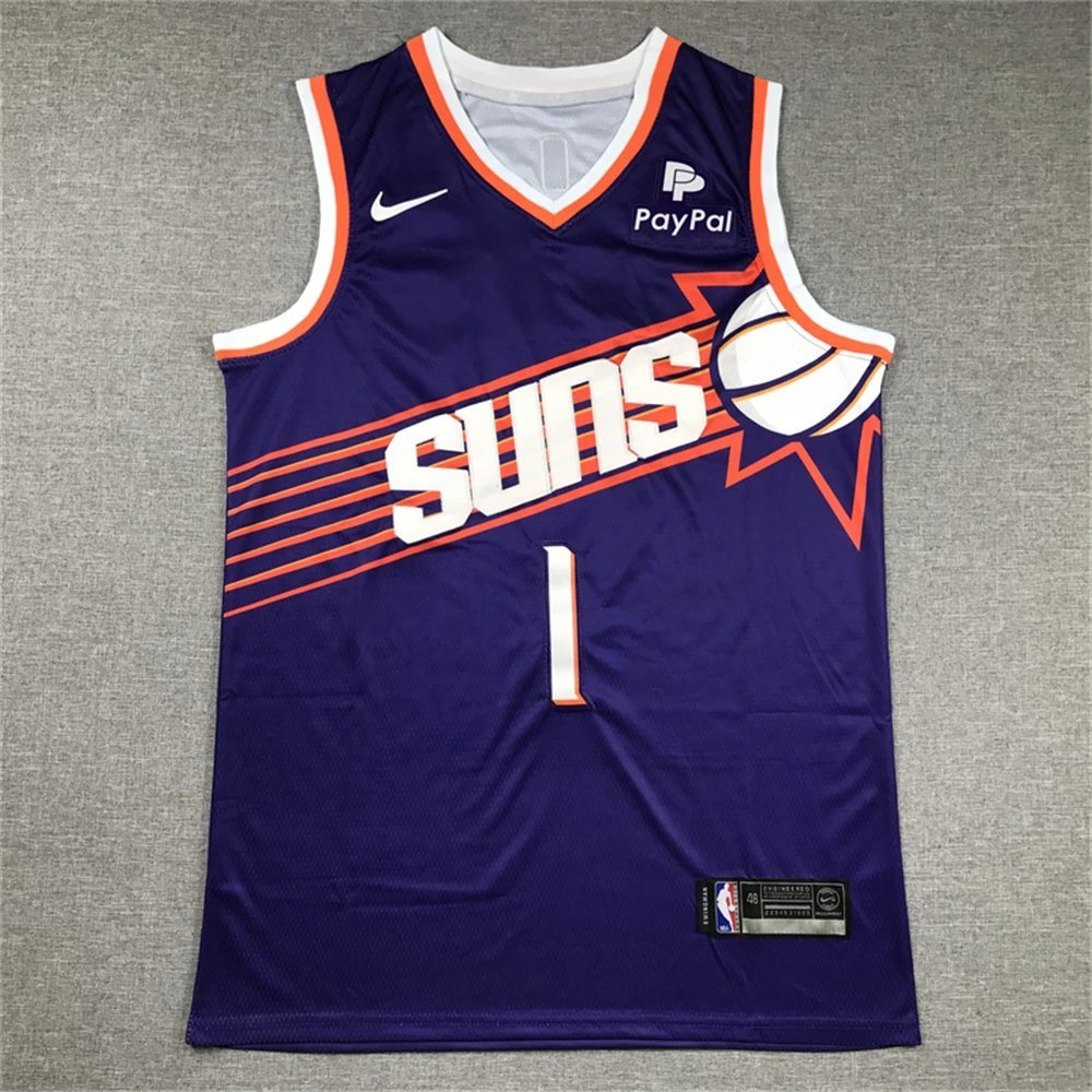 ผู้จองทีมตะวันปักลาย 24 แบบ เลขที่. 1 เสื้อแข่งย้อนยุค Durant 35 Bill 3 Ayton No. ชุดบาสเก็ตบอล 22 C