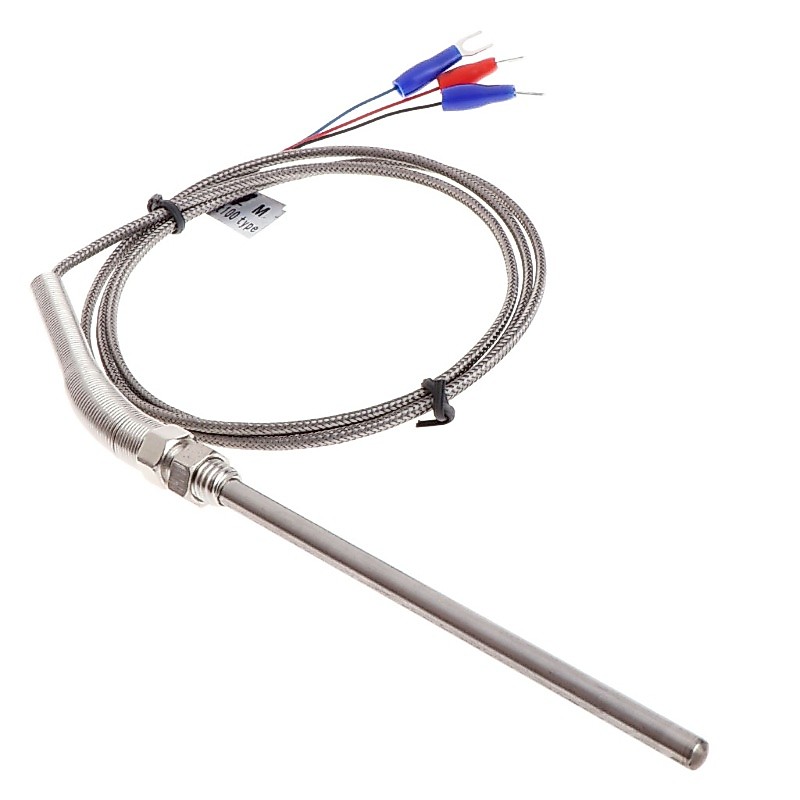 EDB* Professional Pt100 Thermocouple M8 สกรูความยาว 1 เมตร-หัว 5mmx100mm