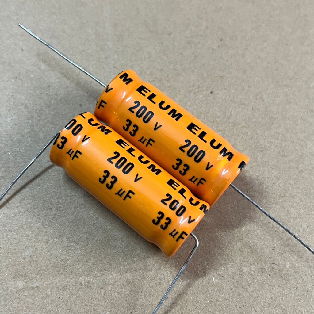 200V33UF 33UF200V Promise NP Axial การมีเพศสัมพันธ์แนวนอน Fever Electrolytic Capacitor 18 * 42