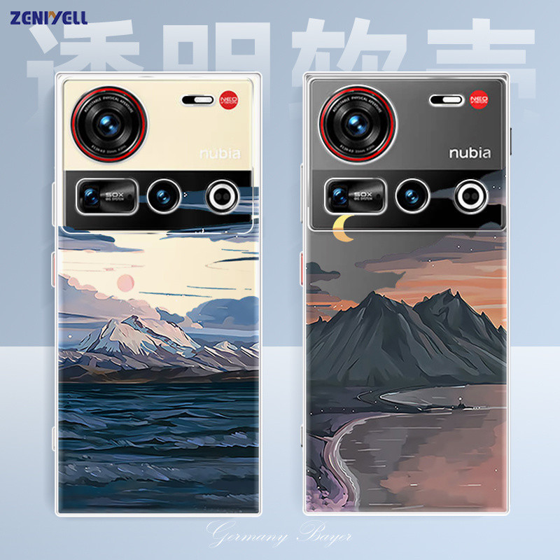 สําหรับ Nubia Z70 Ultra เคสโทรศัพท์ Z70 Ultra ส่วนบุคคล Creative โปร่งใส Soft Case Original ฝาครอบป้