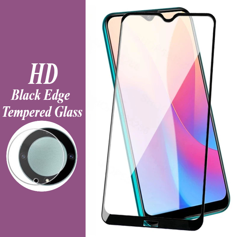 สําหรับ OPPO K1 K3 K5 K7 K7x K9 K9s K9x Pro 5G Full-screen Drop Protection Black Edge กระจกนิรภัยและ