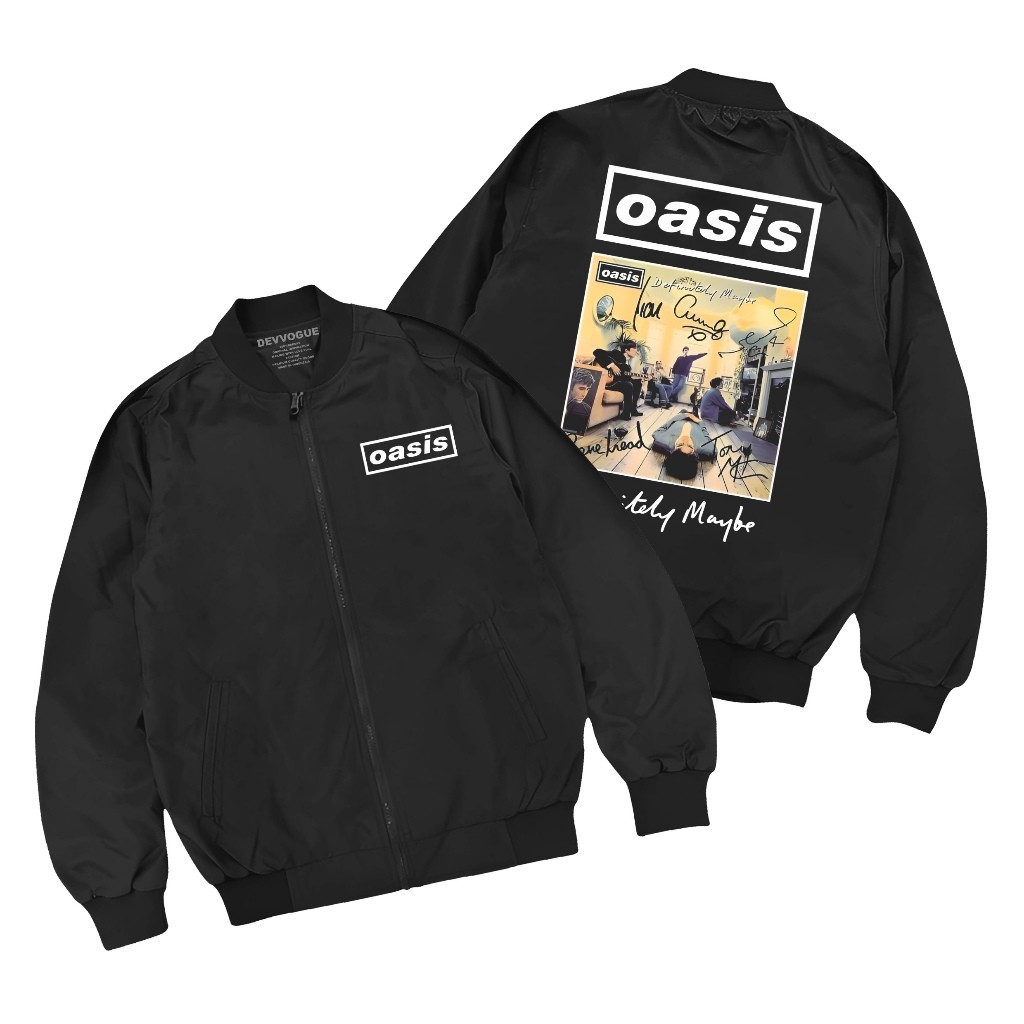 Aolshirt Mens Bomber Jacket Oasis วัสดุ Taslan แน่นอน