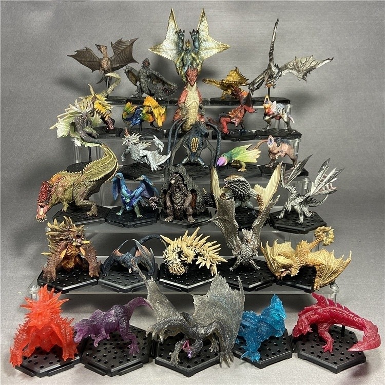 ในสต็อก monster hunter monster hunter boardgame Monster Hunter Ice Curse Dragon Black Eclipse Dragon Huang Black Dragon Model เครื่องประดับรูป เทศกาลไหว้พระจันทร์