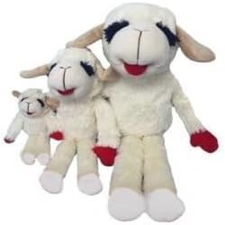Lamb Chop ของเล่นสุนัขนุ่มแนวตั้งพร้อมเสียง (7 นิ้ว) R9EH