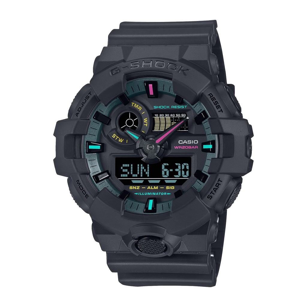 Casio G-Shock  Multi Fluorescent  Series GA-700MF-1AJF   × Fluorescent