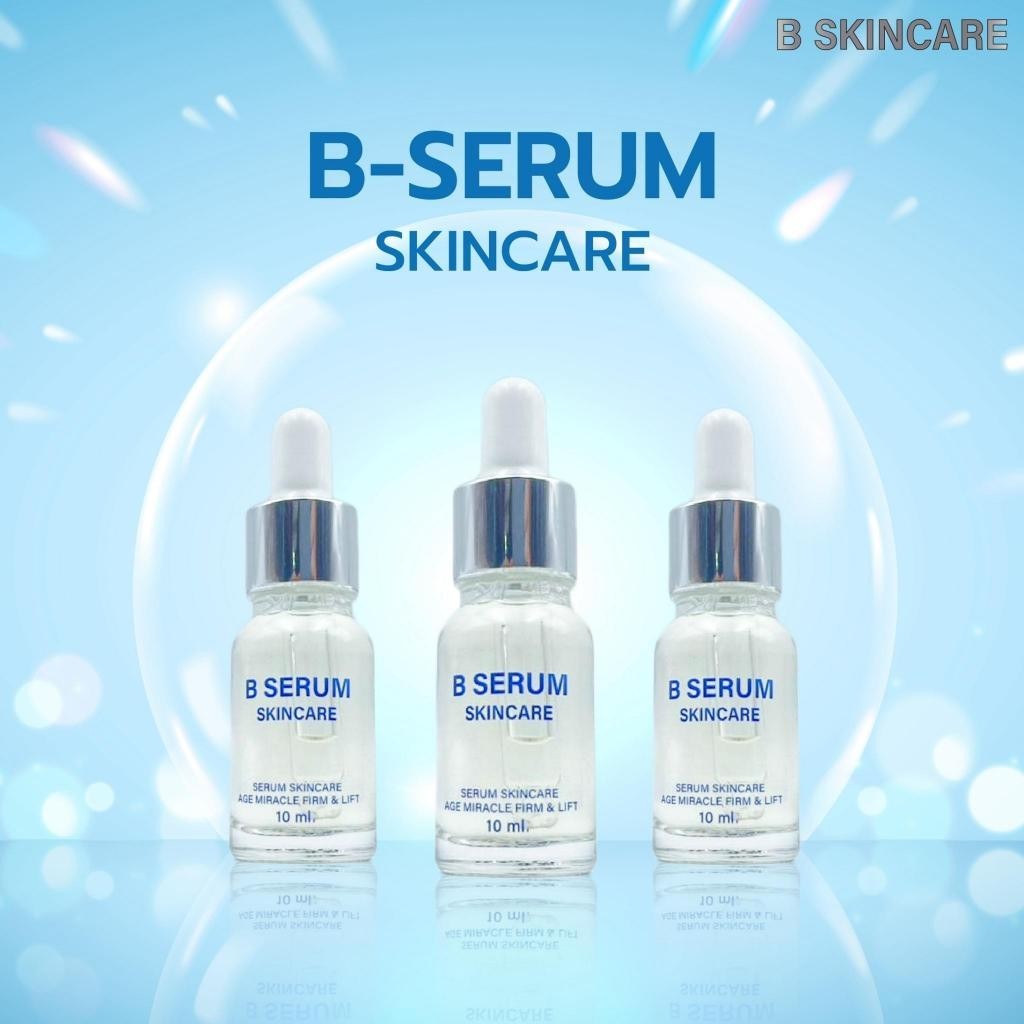 B-Serum Skincare 3 ขวด เซรั่มล็อคโบ หน้าตรึงแบบไม่พึ่งหมอ เจ้าของเดียวกับวุฒิศักดิ์คลีนิก