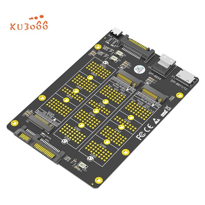 3 in1 Combo M.2 SSD toSATA อะแดปเตอร์ 3 in1 M.2 SSD NVME NGFF toSATA อะแดปเตอร์ SSD toSFF-8611/8612 