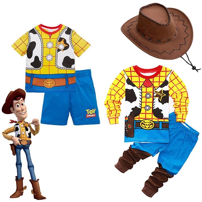 Halloween Disney Story Triss Buzz Lightyear Woody Boy Clothes cos Show 9.2