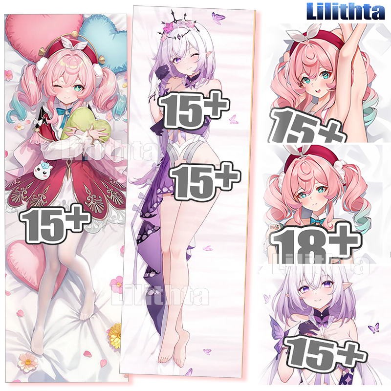ปลอกหมอน Dakimakura ตัวละคร Castoririce และ Hyacine จากเกม Honkai: Star Rail ทำตามคำขอ