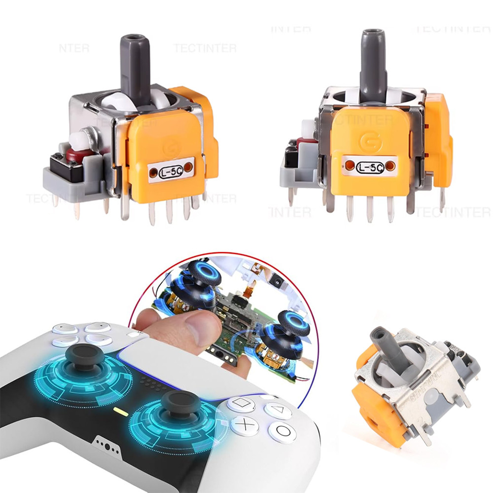 3D Analog สําหรับ PS5 Controller Hall Effect เปลี่ยนจอยสติ๊กสําหรับ Playstation 5 Gamepad Thumb Stick อะไหล่ซ่อมอุปกรณ์เสริม