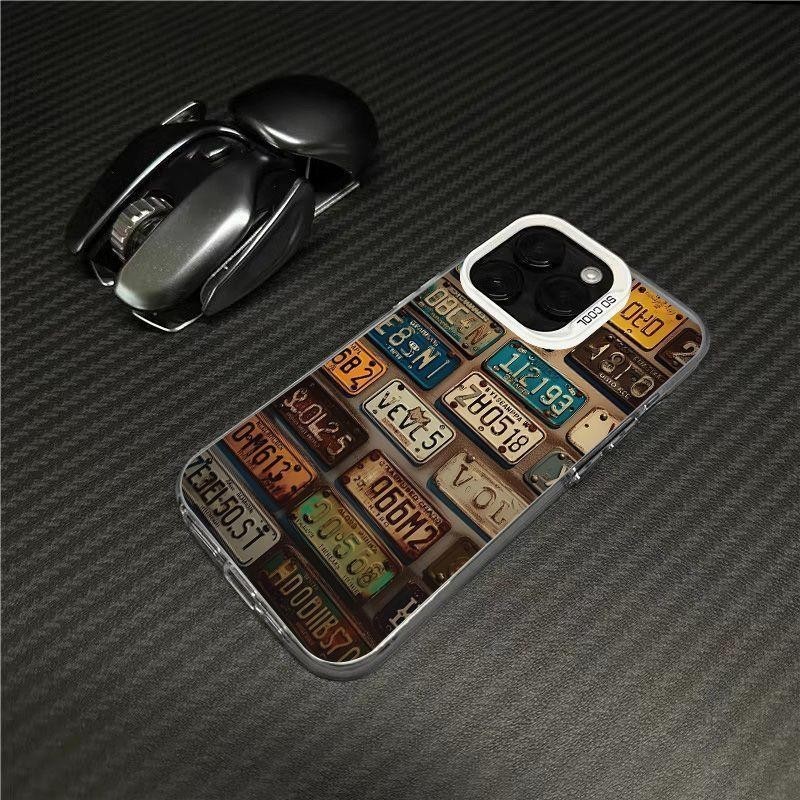 ป้ายทะเบียนศิลปะ Samsung Galaxy A15 A54 A53 A52 A34 A50 A05 A05s เคสโทรศัพท์ กระจกการ์ตูนกราฟฟิตี หัวใจ นิ่ม เคสโทรศัพท์ - รูปที่ 5