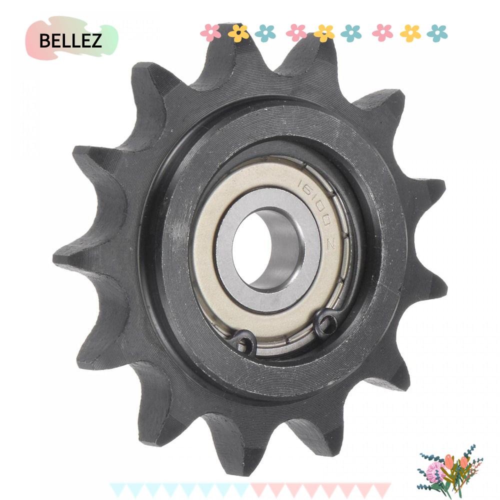 BELLEZ Chain Idler Sprocket, C45 เหล็กคาร์บอน 10 มม.Bore 1/2 "Pitch นูน Idler Gear, ใส่ 13 ฟันแบริ่ง