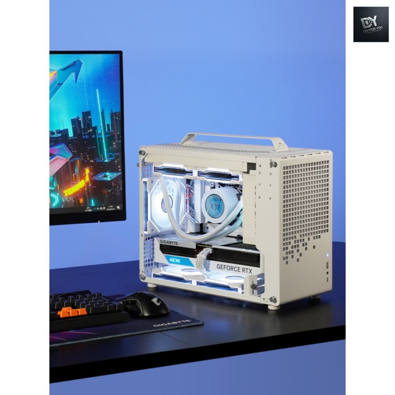 DIY FOR YOU Mini PC ทั้งเครื่อง M-ATX RTX 4070Ti 9700X 9800X3D 5060ti 9070xt 5070 5080 Mini Host