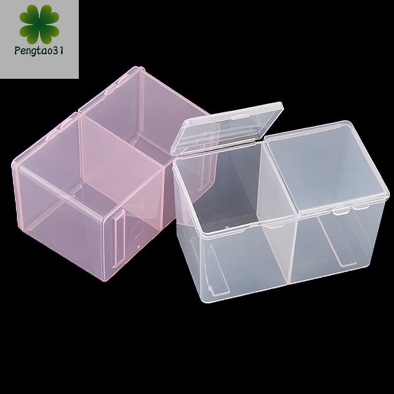 [eto] กล่องเก็บผ้าฝ้ายพลาสติกใสเดสก์ท็อปกันฝุ่นเครื่องสําอางกําจัดลิปสติกผ้าฝ้ายองค์กรจัดเก็บเครื่องสําอาง [TH] - รูปที่ 6