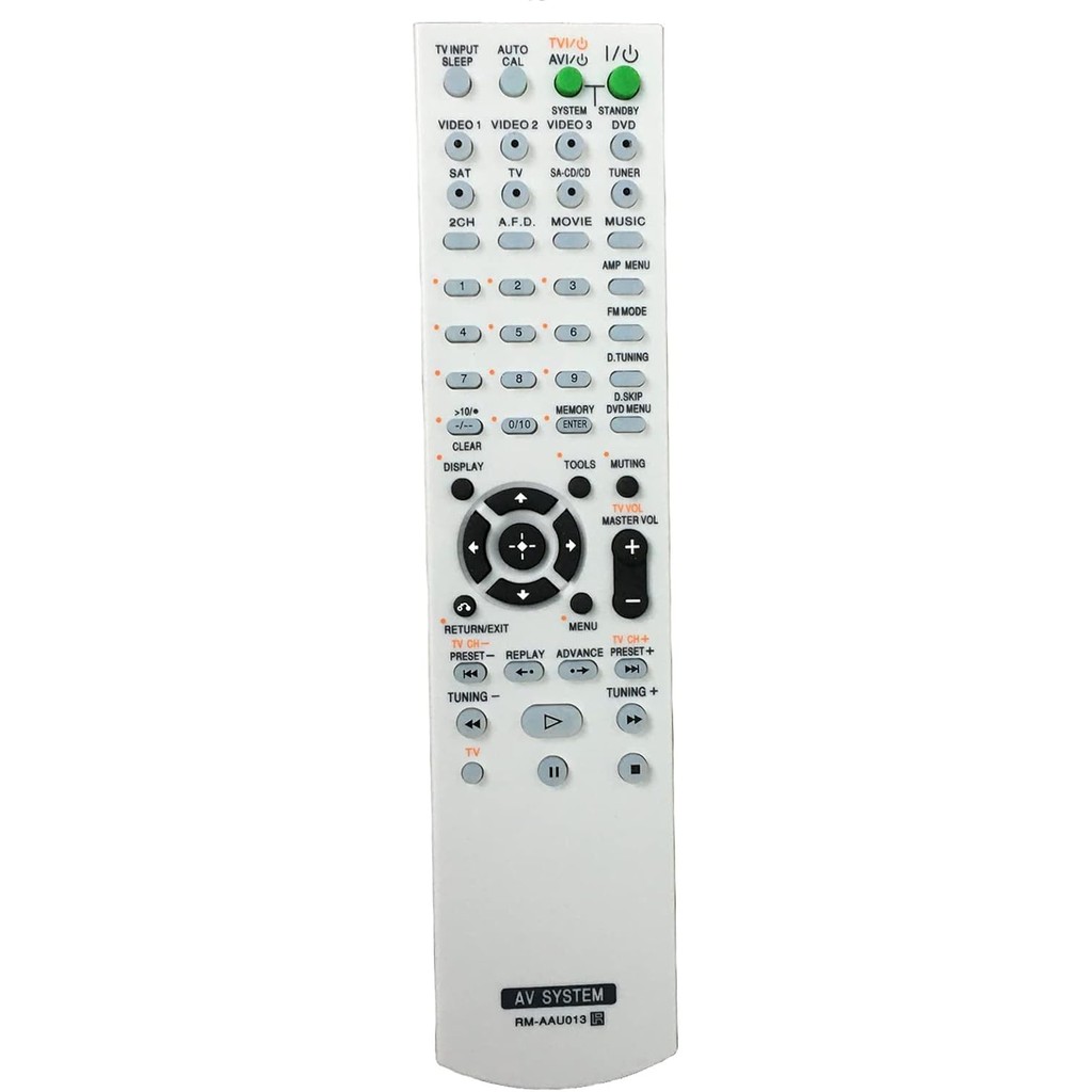 รีโมทคอนโทรลทดแทนสําหรับ Sony RM-AAU001 147914712 RM-AAU014 RM-AAU002 147914811 ระบบโฮมเธียเตอร์ DVD