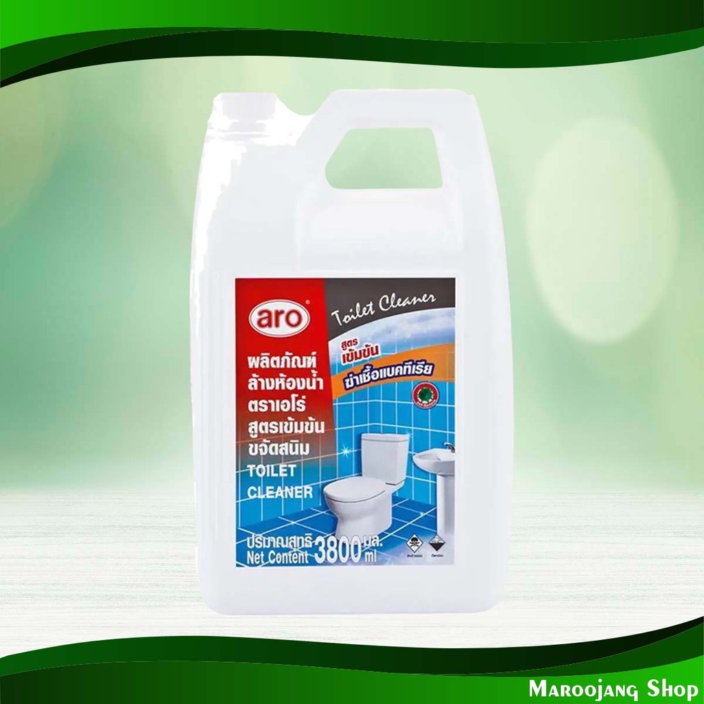 น้ำยาล้างห้องน้ำ ขจัดสนิม เอโร่ 3.8 ลิตร Bathroom Cleaner To Remove Rust Aro
