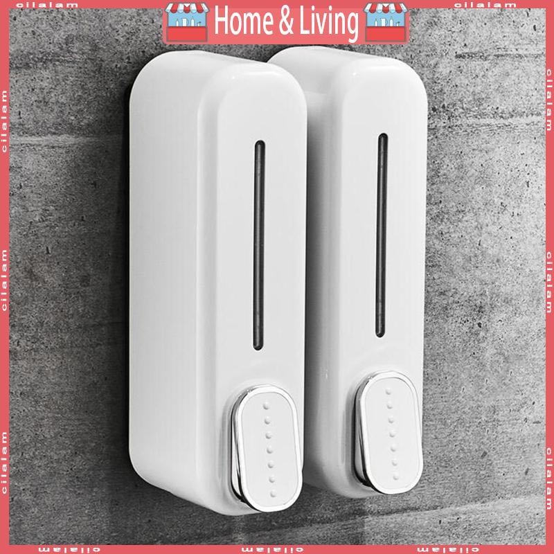 CI 300มล ตู้ทําสบู่ด้วยตนเองติดผนังภาชนะแชมพูเครื่องจ่ายอาบน้ําถือแชมพูครีมนวดผมเจลอาบน้ํา