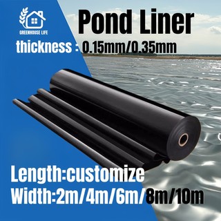 Pond Liner HDPE  Kolam Ikan Hdpe kolam canvas Fish Pond Liner Pelapik Kolam Heavy Duty Lenght Can Customization