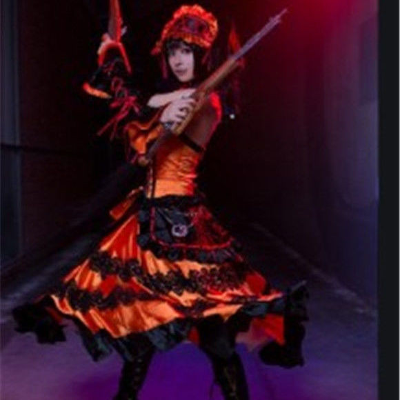 Cosplay Costume จากอนิเมะ Date A Live - Outfit ของ Tokisaki Kurumi ขนาดใหญ่พร้อมจำหน่าย