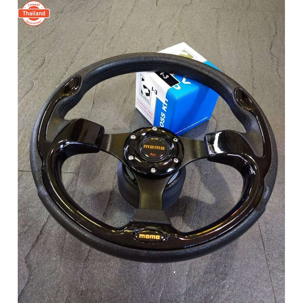 PA วงพวงมาลัย MOMOวง12นิ้ว พร้อมคอตรงรุ่น mighty x D4D vigo ตรงรุ่นเลยจ้าครชุด